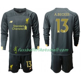 Fußballtrikots Liverpool A.Becker 13 Torwart Kinder 2019-2020 Langarm Heimtrikotsatz kaufen